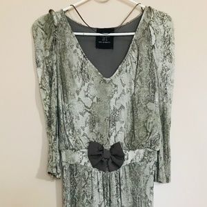 Zara animal print small size dress